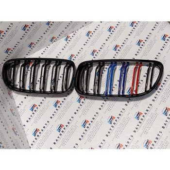 BMW E90 E91 LCI sedan touring új M fényes fekete vese hűtőrács   BMW E90 E91 LCI sedan touring új M fényes fekete vese hűtőrács