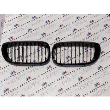 BMW E46 új coupe cabrio facelift szimpla fényes fekete vese hűtőrács   BMW E46 új coupe cabrio facelift szimpla fényes fekete vese hűtőrács