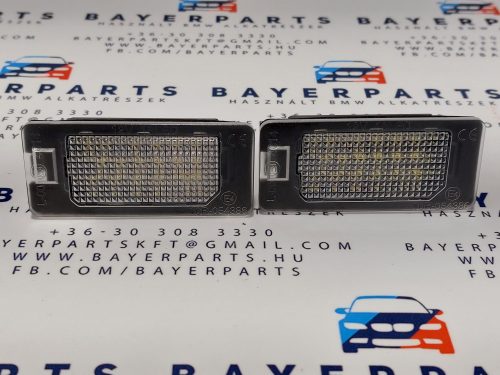 BMW E82 E46 E90 E91 E92 E93 E39 E60 E61 F10 E84 F25 rendszámtábla rendszám tábla led világítás