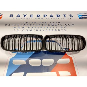 BMW F30 F31 új fényes fekete dupla vese hűtőrács BMW F30 F31 új fényes fekete dupla vese hűtőrács