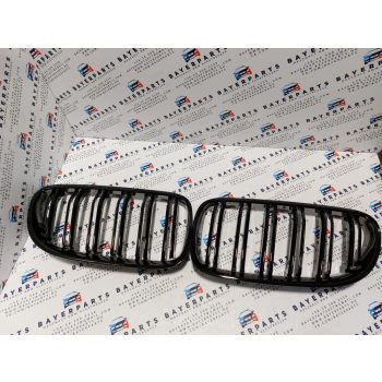 BMW E92 E93 LCI új fényes fekete dupla rácsos M4 style vese hűtőrács   BMW E92 E93 LCI új fényes fekete dupla rácsos M4 style vese hűtőrács