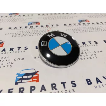 Bmw E46 E90 F30 stb. 74mm bontott hátsó embléma