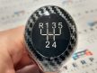 BMW E28 E34 E36 E38 E39 E46 E60 X1 X3 X5 E90 E87 új carbon karbon LED világító váltógomb - 5 sebességes