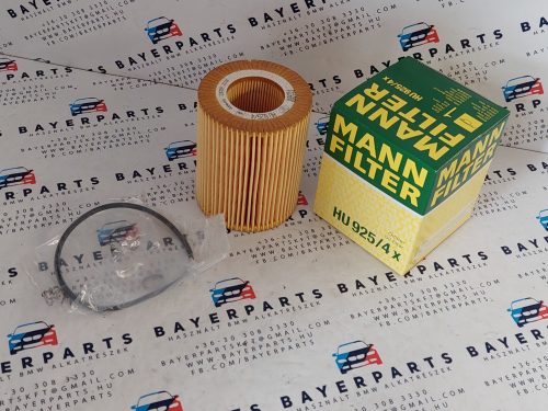 BMW E36 E46 E39 E60 E38 E65 E83 E53 E85 X3 X5 Z3 Z4 M52 M54 Mann-Filter olajszűrő olaj szűrő HU925/4x