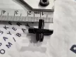 Fekete díszléc patent klipsz