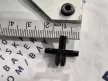 Fekete díszléc patent klipsz