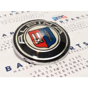   BMW E46 E30 E36 E39 E38 E90 X5 stb bontott első Alpina embléma 82mm