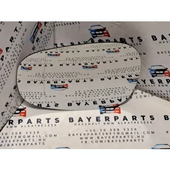   BMW E90 E91 E92 E93 E81 E82 E87 E88 sedan touring coupe ÚJ bal visszapillantó tükör lap tükörlap