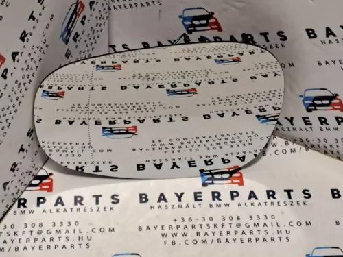 BMW E90 E91 E92 E93 E81 E82 E87 E88 sedan touring coupe ÚJ bal visszapillantó tükör lap tükörlap