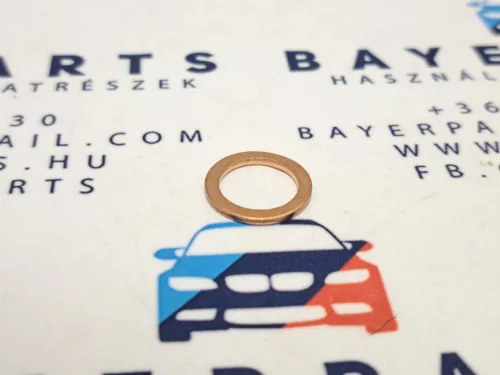 BMW E21 E30 E36 E46 E90 F30 E12 E28 E34 E39 E60 E61 F10 E24 E23 E32 E38 E65 E66 E31 E83 E53 E85 Z1 Z3 X3 X5 stbl olajleeresztő csavar réz alátét 