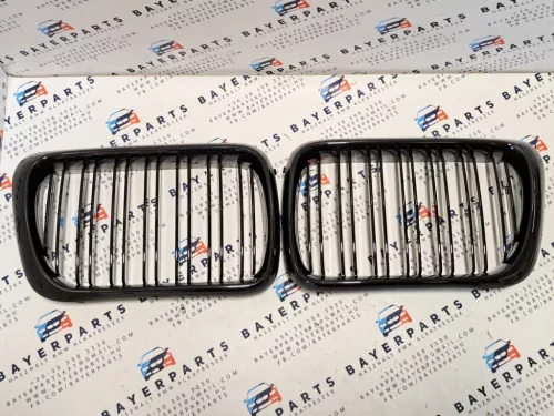 BMW E36 új facelift dupla fényes fekete vese hűtőrács