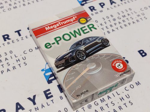e-Power elektromos autók autós kvartett kártya autóskártya