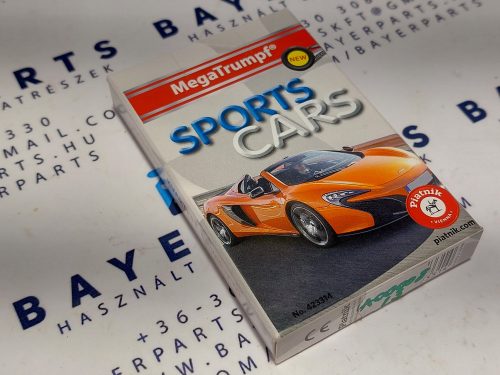 Sports cars sportautók autós kvartett kártya autóskártya