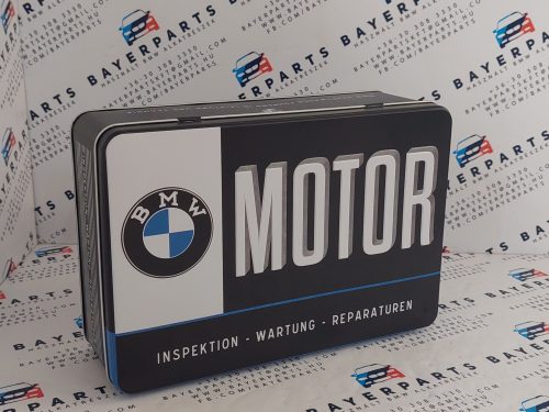 BMW Motor Service fém doboz tároló tárolódoboz