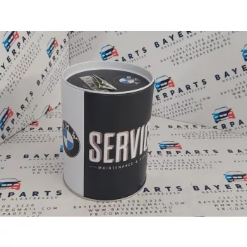 BMW Service fém hordó persely doboz tároló