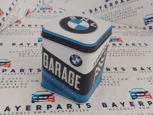 BMW Garage fém teás tea doboz tároló tárolódoboz