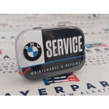 BMW Service fém cukorkás doboz fémdoboz (15g)