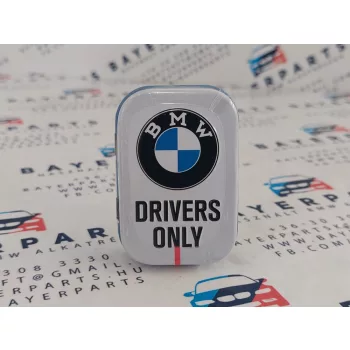   BMW Drivers only - fehér - fém cukorkás doboz fémdoboz (15g)