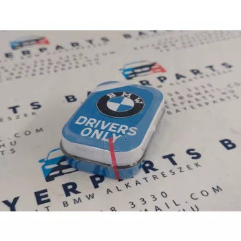   BMW Drivers only - kék - fém cukorkás doboz fémdoboz (15g)