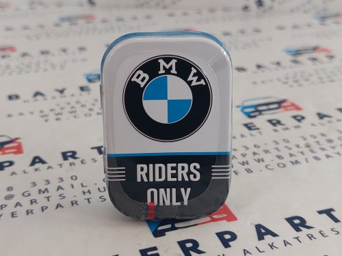 BMW Riders only fém cukorkás doboz fémdoboz (15g)