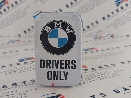 BMW Drivers only - fehér - fém cukorkás doboz fémdoboz (40g)