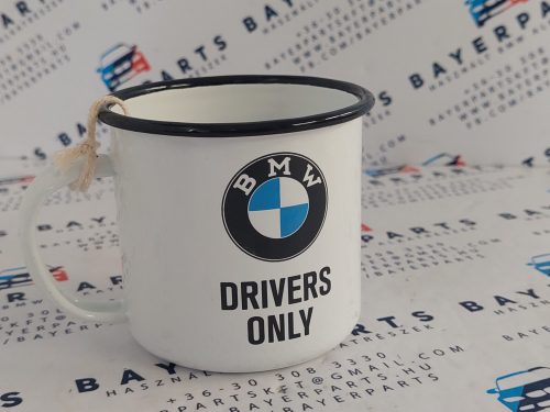 BMW - Drivers only - fém bögre 
