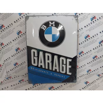 BMW Garage fémplakát  fém tábla (30x40cm)