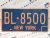 Amerikai USA fém rendszám - New York