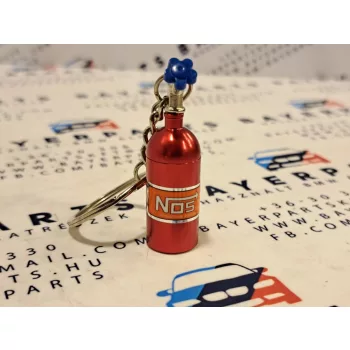 NOS nitro palack - piros - kulcstartó kulcs tartó