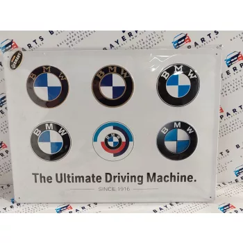   BMW The Ultimate Driving Machine - fémplakát  fém tábla (40x30cm)