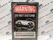 Warning - do not disturb - Gaming in progress - fémplakát  fém tábla (20x30 cm)