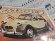 Citroen 2CV Kacsa - fémplakát  fém tábla  (20x15cm)