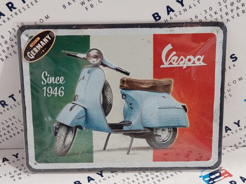 Vespa  - fémplakát  fém tábla  (20x15cm)