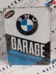 BMW Garage - fémplakát  fém tábla  (15x20cm)