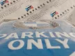 BMW Parking Only - fémplakát  fém tábla  (15x20cm)