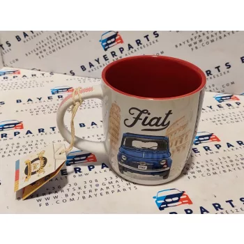 Fiat 500 - Enjoy the good times - kerámia bögre
