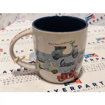 Vespa - A small car on two wheels - kerámia bögre