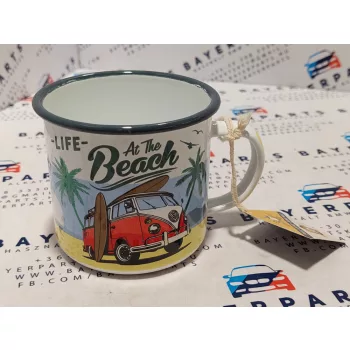   Volkswagen VW Transporter T1 - Life at the beach - fém bögre