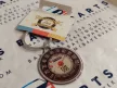 Fiat 500 km óra kulcstartó