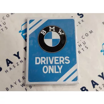 BMW Drivers only hűtőmágnes hűtő mágnes