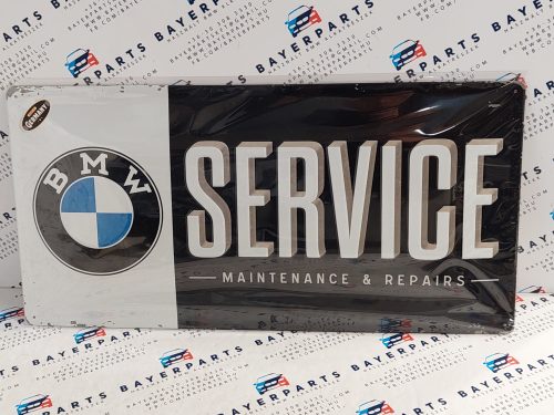 BMW Service fémplakát  fém tábla (50x25cm)