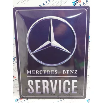 Mercedes - Benz service - fémplakát  fém tábla (30x40cm)