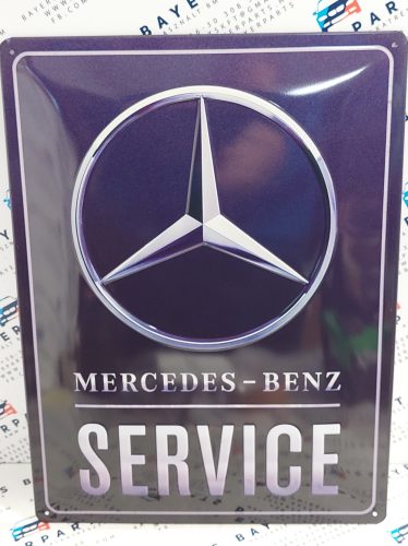 Mercedes - Benz service - fémplakát  fém tábla (30x40cm)