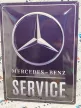 Mercedes - Benz service - fémplakát  fém tábla (30x40cm)