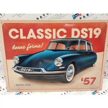 Citroen DS 19 - fémplakát  fém tábla (40x30cm)