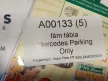 Mercedes Parking Only - fémplakát  fém képeslap tábla  (10x14cm)