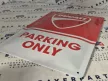 Ducati Parking only fémplakát  fém tábla (20x30 cm)