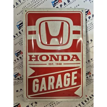 Honda Garage fémplakát  fém tábla (20x30 cm)