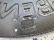 Mercedes fém kör tábla - fémplakát  fém (35cm)