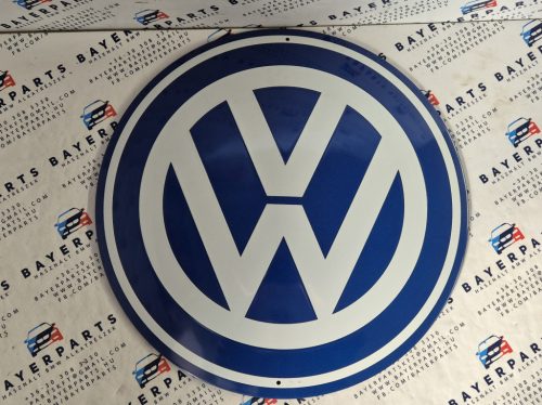 Volkswagen fém kör tábla - fémplakát  fém képeslap (35cm)